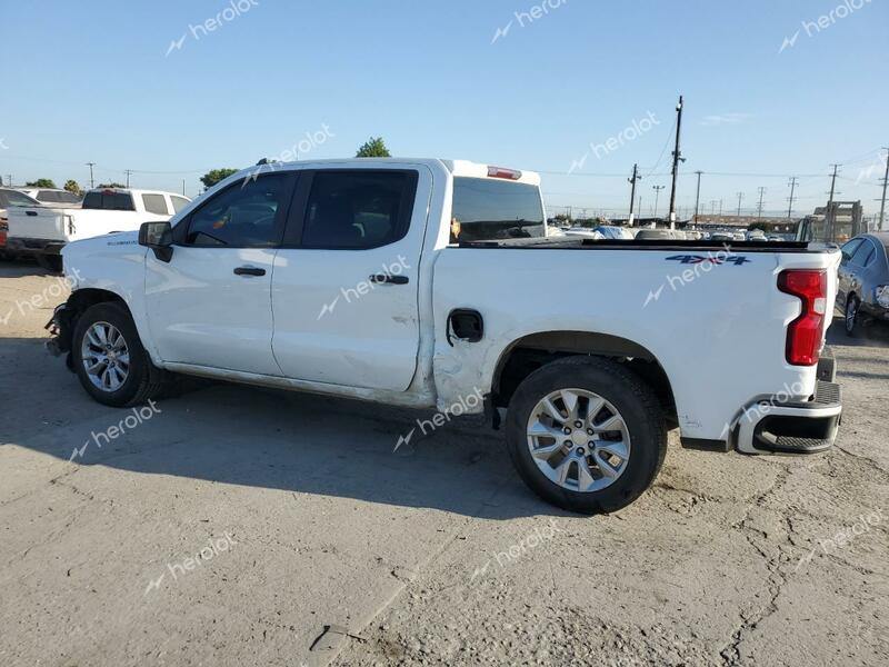 CHEVROLET SILVERADO 2022 white  gas 3GCPYBEK7NG190976 photo #3