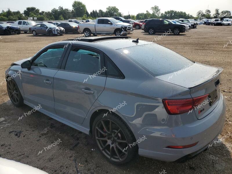 AUDI RS3 2020 gray  gas WUABWGFF7LA901993 photo #3