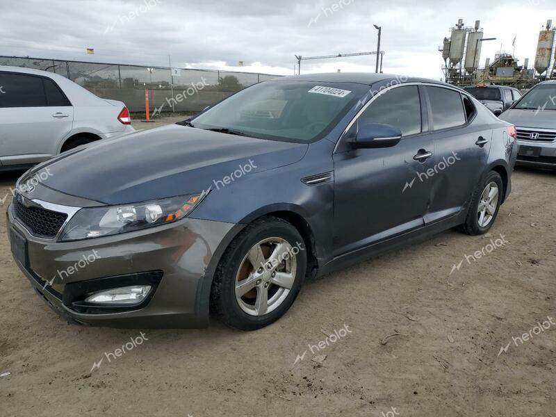 KIA OPTIMA LX 2015 blue sedan 4d gas 5XXGM4A72FG486744 photo #1