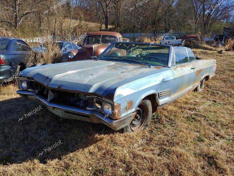 BUICK WILDCAT 1966 blue   466676D117297 photo #3