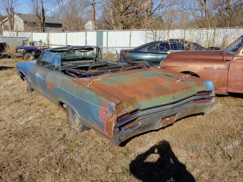 BUICK WILDCAT 1966 blue   466676D117297 photo #4