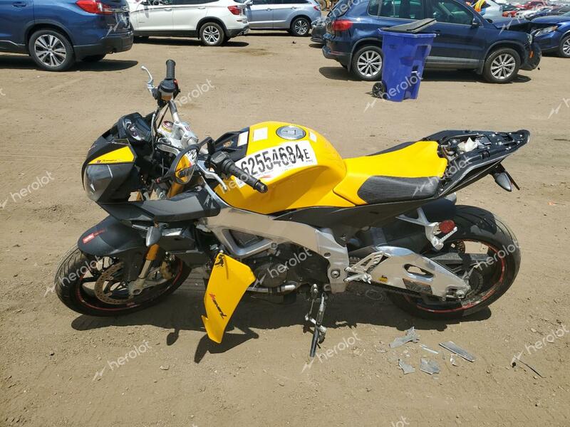 APRILIA TUONO VR4 2013 yellow  gas ZD4TYC009DS000844 photo #4