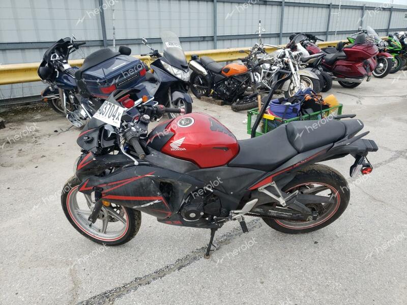 HONDA CBR250 R 2012 red  gas MLHMC4106C5202134 photo #4