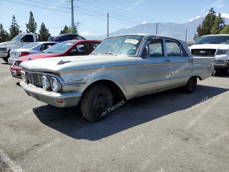 MERCURY CAPRI 1963 silver   3J12U501409 photo #1