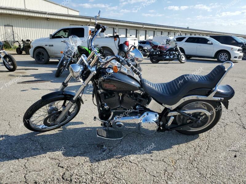 HARLEY-DAVIDSON FXSTC 2008 black  gas 1HD1JL5148Y088647 photo #4