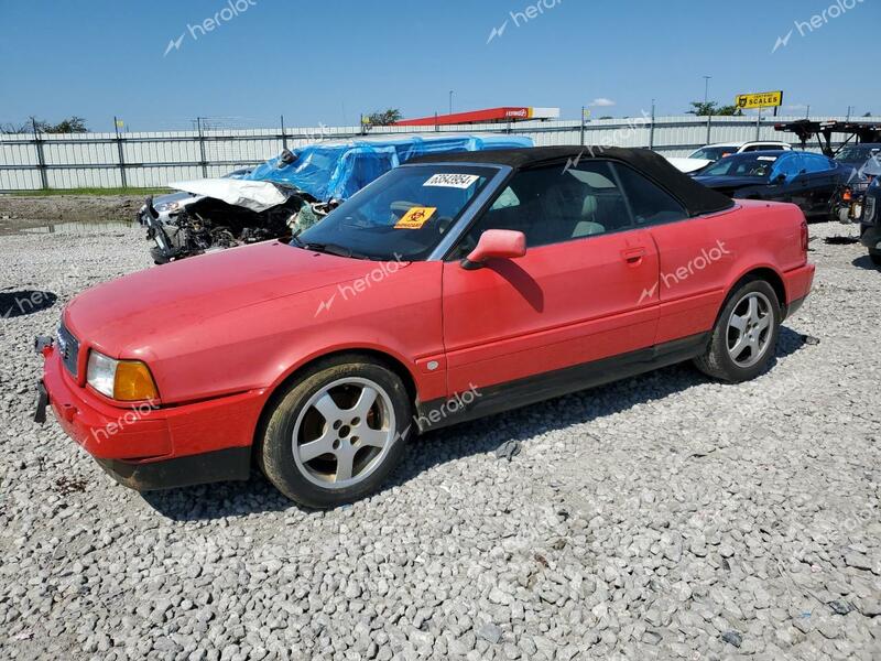 AUDI CABRIOLET 1995 red  gas WAUBL88GXSA000128 photo #1