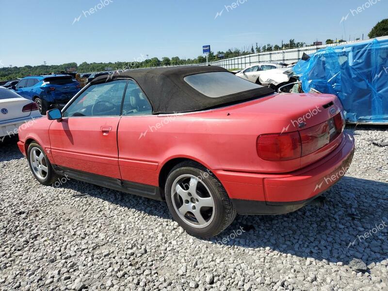 AUDI CABRIOLET 1995 red  gas WAUBL88GXSA000128 photo #3