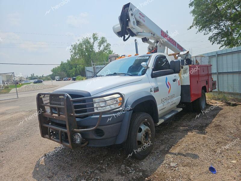 DODGE RAM 5500 S 2009 white chassis diesel 3D6WC76L09G530077 photo #1