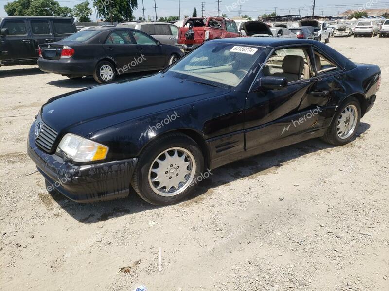 MERCEDES-BENZ SL 500 1998 black roadster gas WDBFA67F8WF158109 photo #1