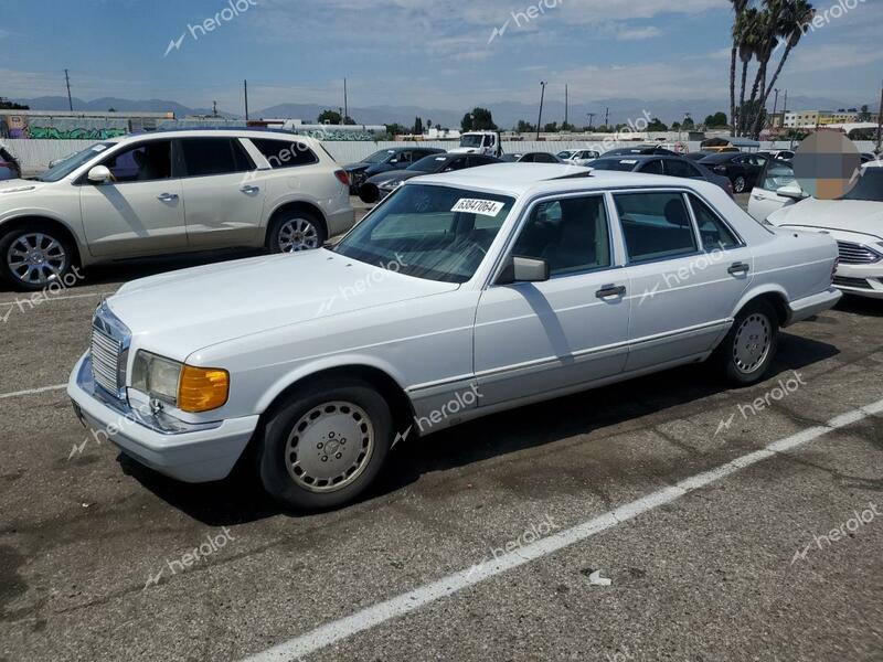 MERCEDES-BENZ 560 SEL 1991 white sedan 4d gas WDBCA39E8MA605375 photo #1