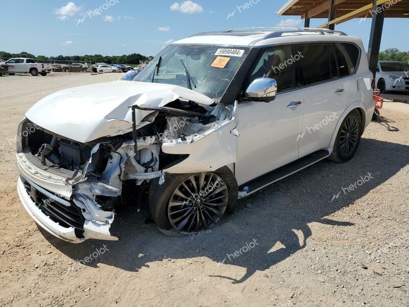 INFINITI QX80 SENSO 2024 white  gas JN8AZ2BC1R9500162 photo #1