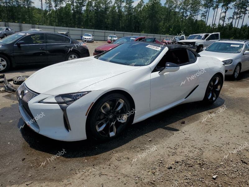 LEXUS LC 500 2024 white  gas JTHMPAAY4RA109221 photo #1