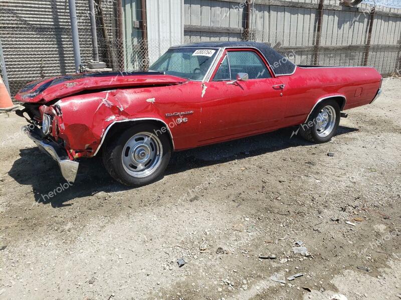 CHEVROLET EL CAMINO 1970 red   136800L196606 photo #1