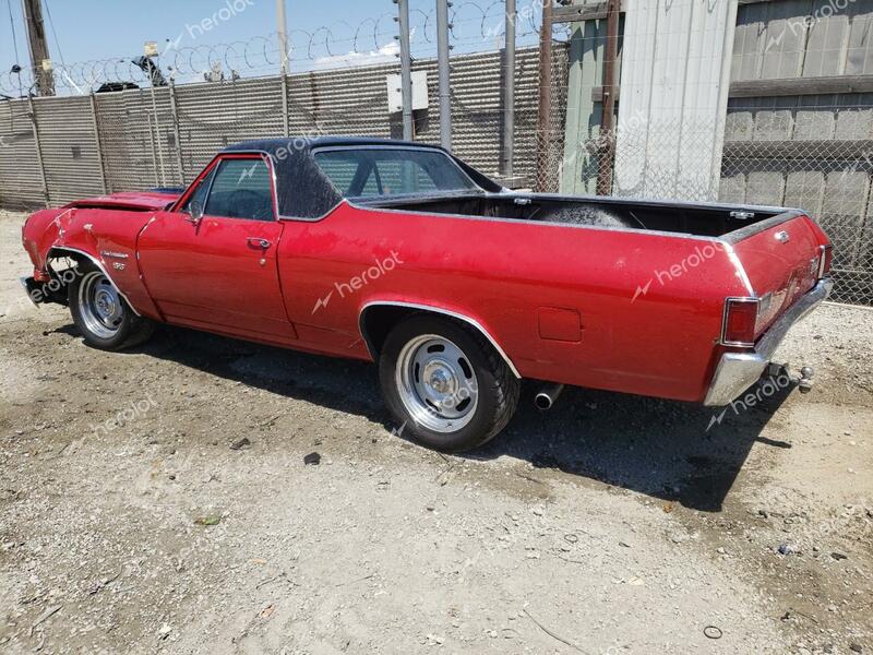 CHEVROLET EL CAMINO 1970 red   136800L196606 photo #3