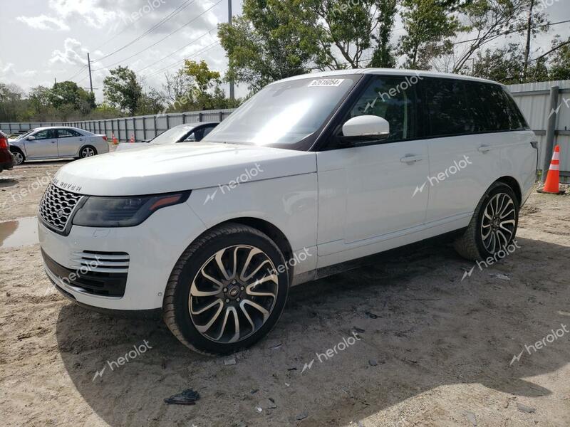 LAND ROVER RANGE ROVE 2019 white  gas SALGS2SV7KA548323 photo #1