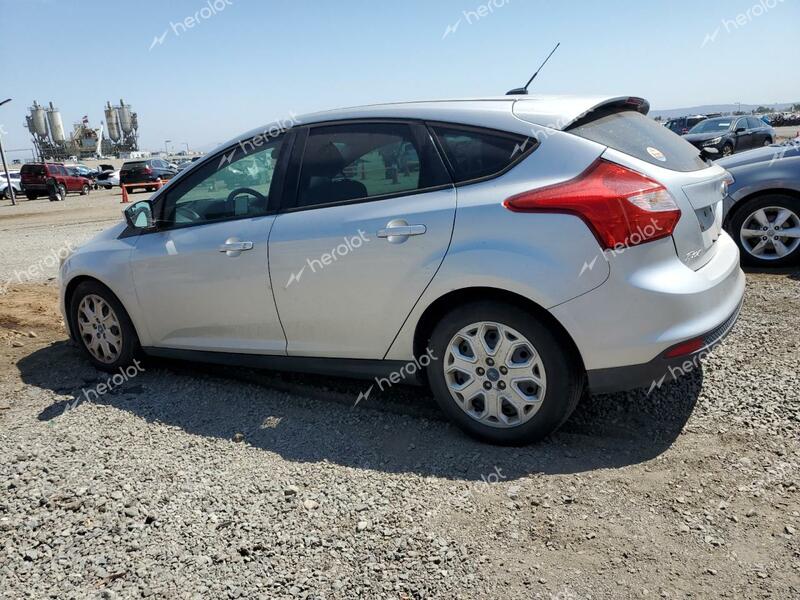 FORD FOCUS SE 2012 silver hatchbac gas 1FAHP3K29CL257746 photo #3