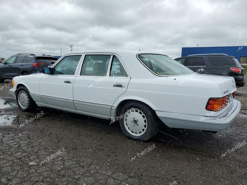 MERCEDES-BENZ 560 SEL 1991 white sedan 4d gas WDBCA39E8MA597133 photo #3