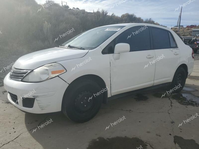 NISSAN VERSA S 2010 white sedan 4d gas 3N1BC1AP4AL435564 photo #1