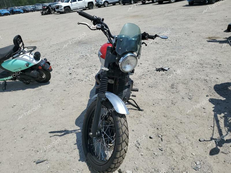 TRIUMPH MOTORCYCLE SCRAMBLER 2015 red  gas SMT925RN8FT683023 photo #3