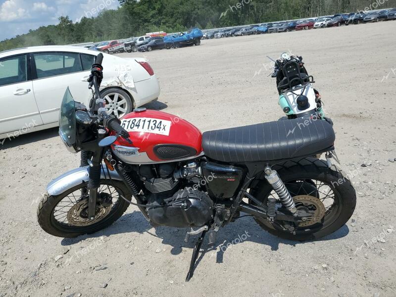 TRIUMPH MOTORCYCLE SCRAMBLER 2015 red  gas SMT925RN8FT683023 photo #4