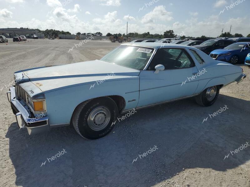 PONTIAC LEMANS AER 1976 blue   2G37M6A189169 photo #1