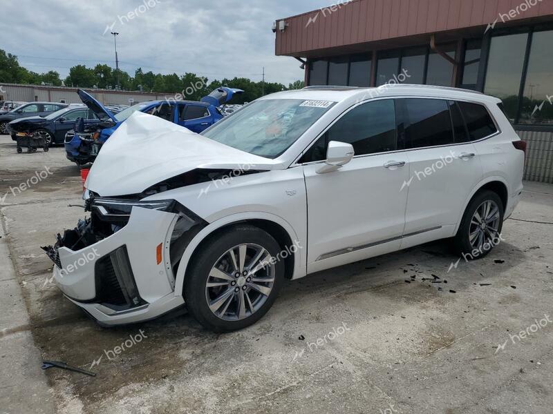 CADILLAC XT6 PLATIN 2020 white  gas 1GYKPFRS7LZ146014 photo #1