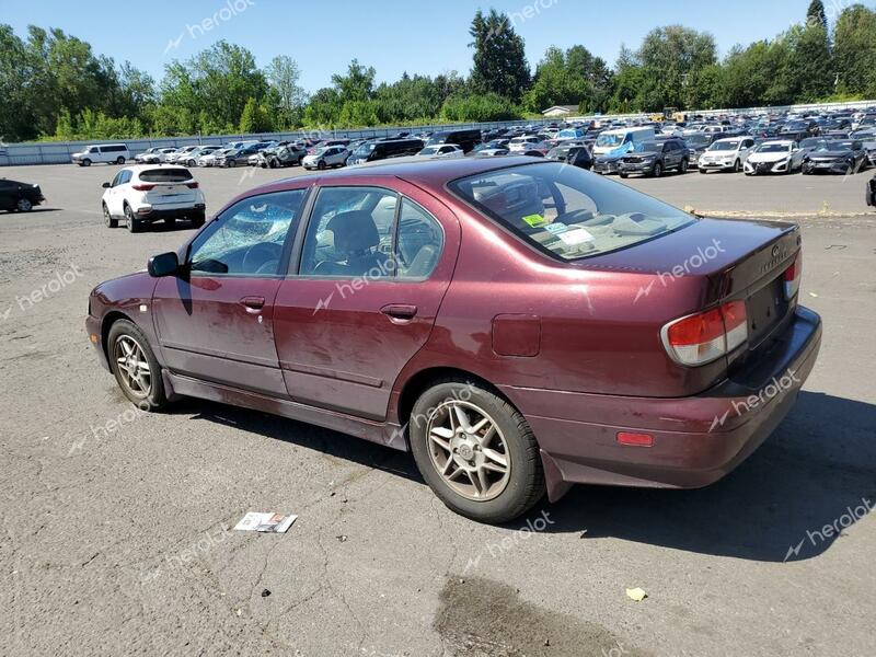 INFINITI G20 2002 red  gas JNKCP11A62T504882 photo #3