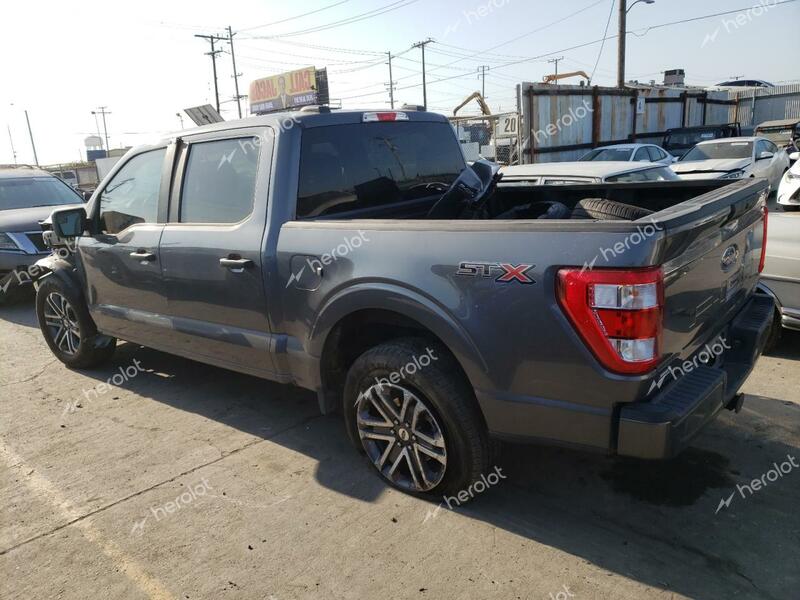 FORD F150 SUPER 2021 gray  gas 1FTEW1CP5MFA53153 photo #3