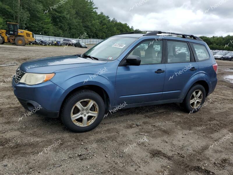 SUBARU FORESTER X 2010 blue  gas JF2SH6BC5AH799872 photo #1