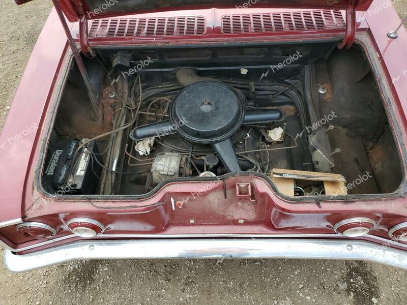 CHEVROLET CORVAIR 1965 maroon   105675W282625 photo #4