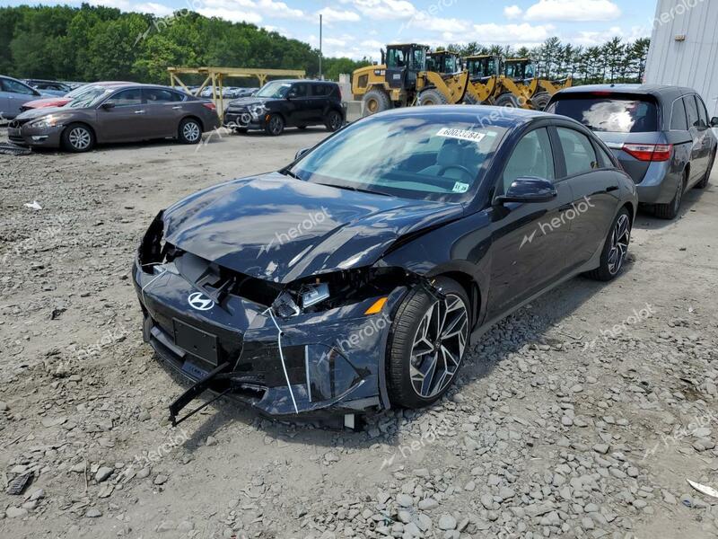 HYUNDAI IONIQ 6 SE 2023 black  electric KMHM34AC9PA048525 photo #1