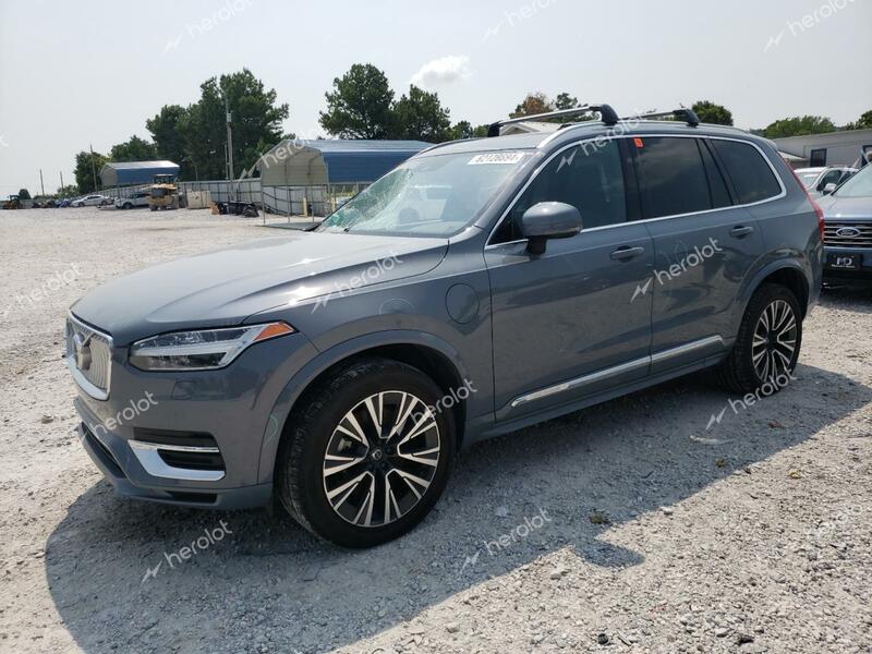 VOLVO XC90 T8 RE 2021 gray  hybrid engine YV4BR0CK3M1714679 photo #1