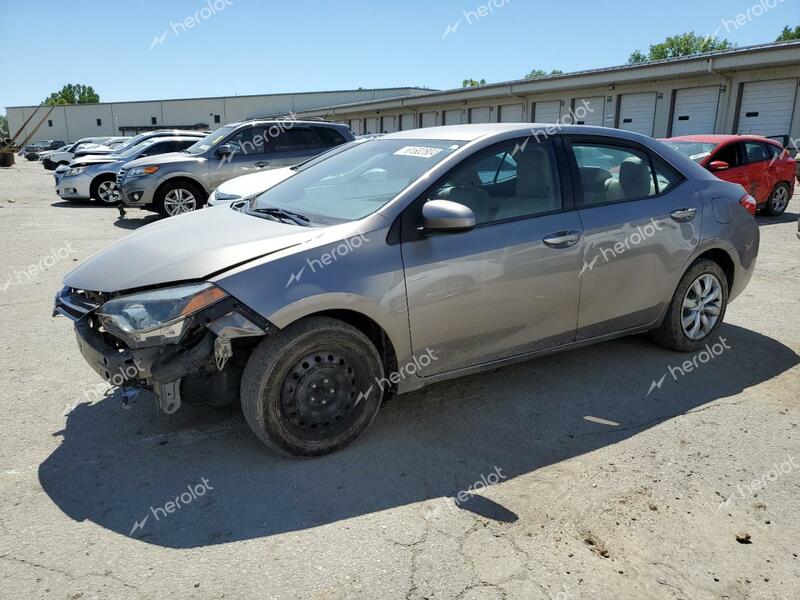 TOYOTA COROLLA L 2015 gray  gas 2T1BURHE9FC429511 photo #1