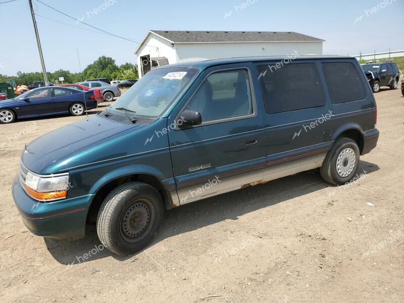 PLYMOUTH VOYAGER 1994 green  gas 2P4GH2531RR777534 photo #1