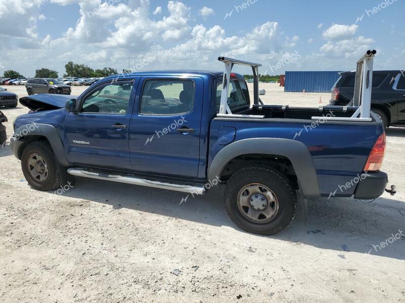 TOYOTA TACOMA 2008 blue  gas 5TELU42N58Z518733 photo #3