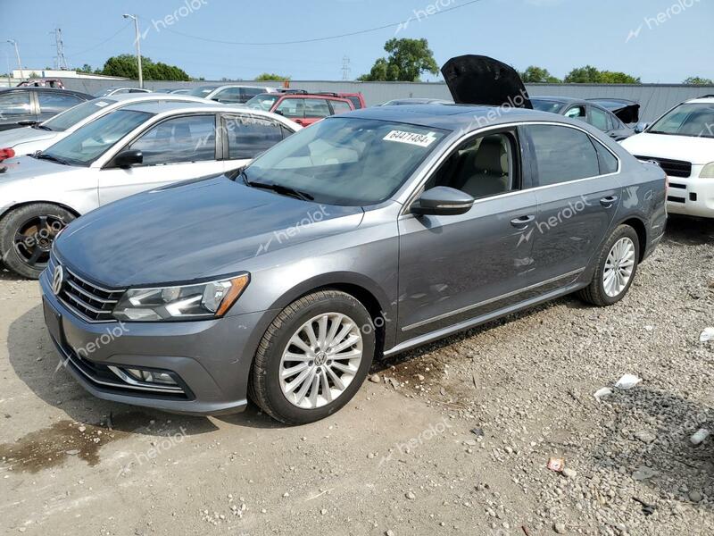 VOLKSWAGEN PASSAT SE 2016 gray  gas 1VWBT7A36GC059125 photo #1