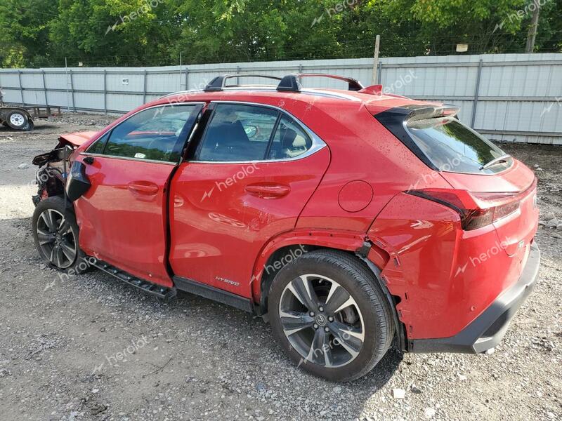 LEXUS UX 250H BA 2022 red  hybrid engine JTHP9JBH6N2061960 photo #3