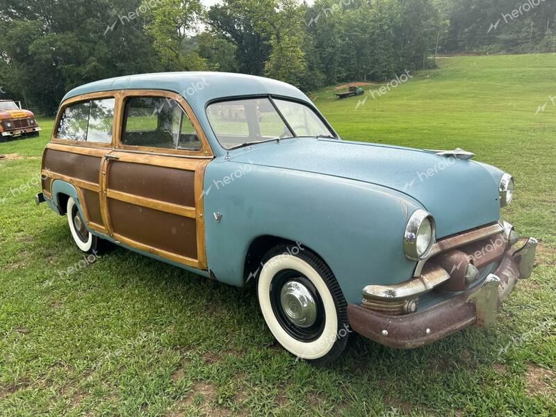 FORD WOODY 1951 blue   BINR145059 photo #1