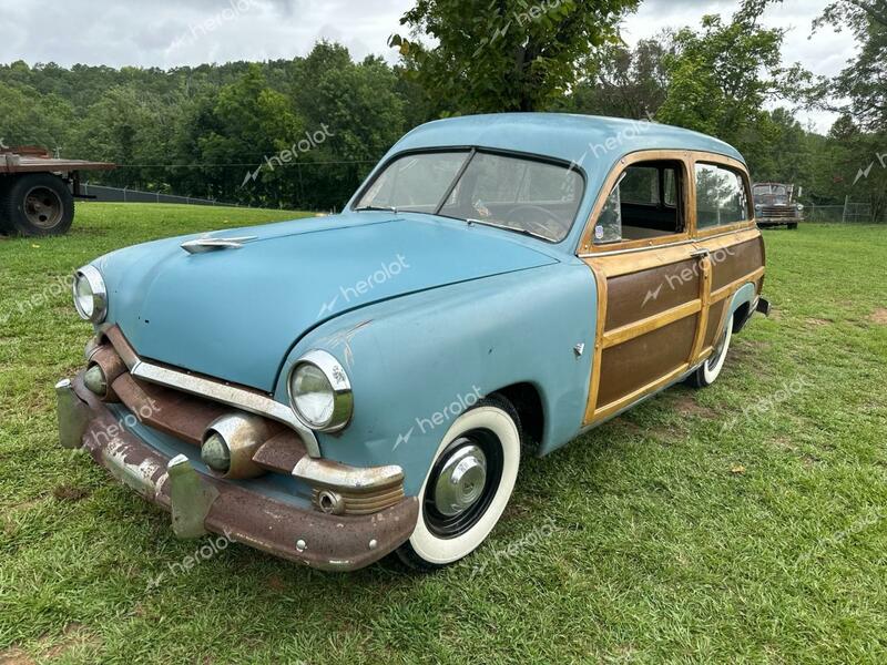 FORD WOODY 1951 blue   BINR145059 photo #3