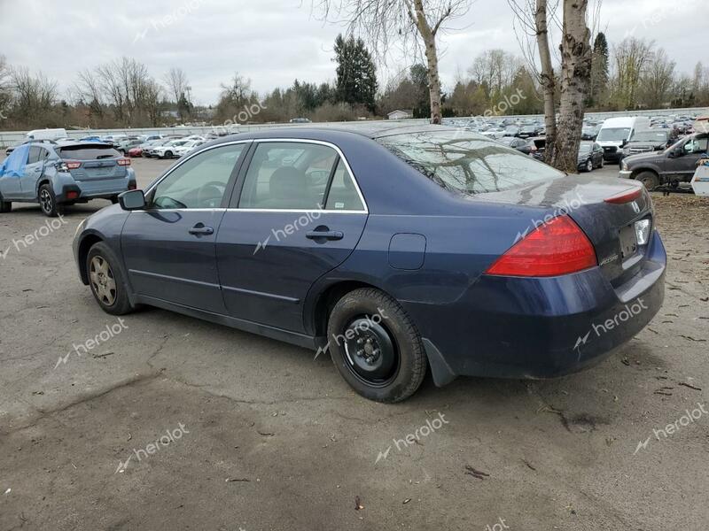 HONDA ACCORD LX 2007 blue  gas JHMCM56477C015191 photo #3