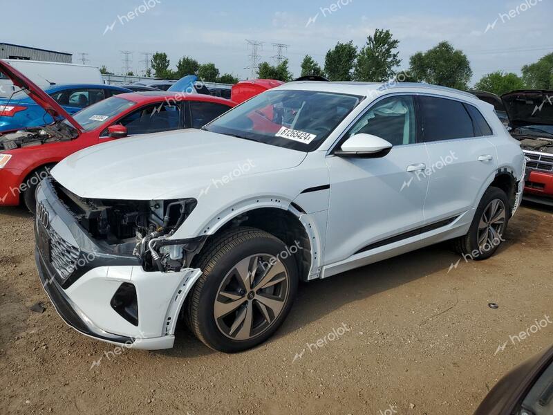 AUDI Q8 E-TRON 2024 white  electric WA14AAGE2RB015813 photo #1