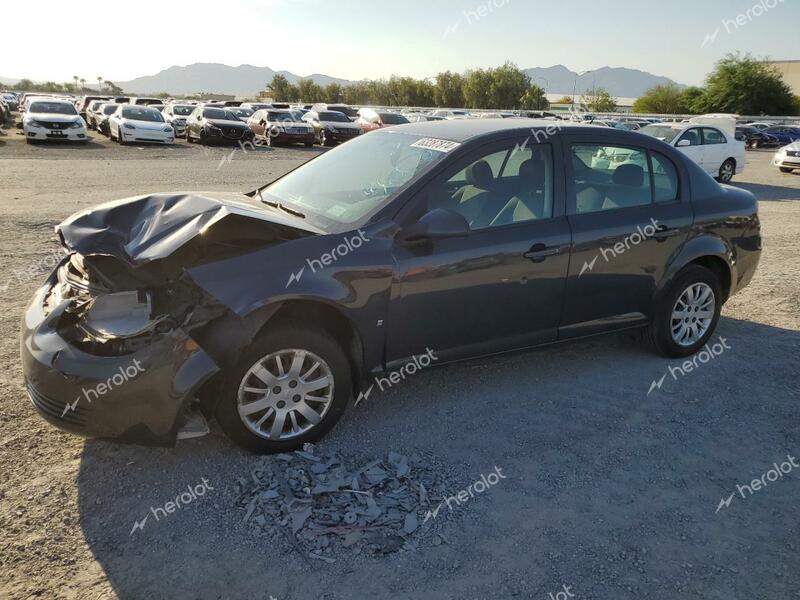 CHEVROLET COBALT LT 2009 charcoal sedan 4d gas 1G1AT58H697105514 photo #1