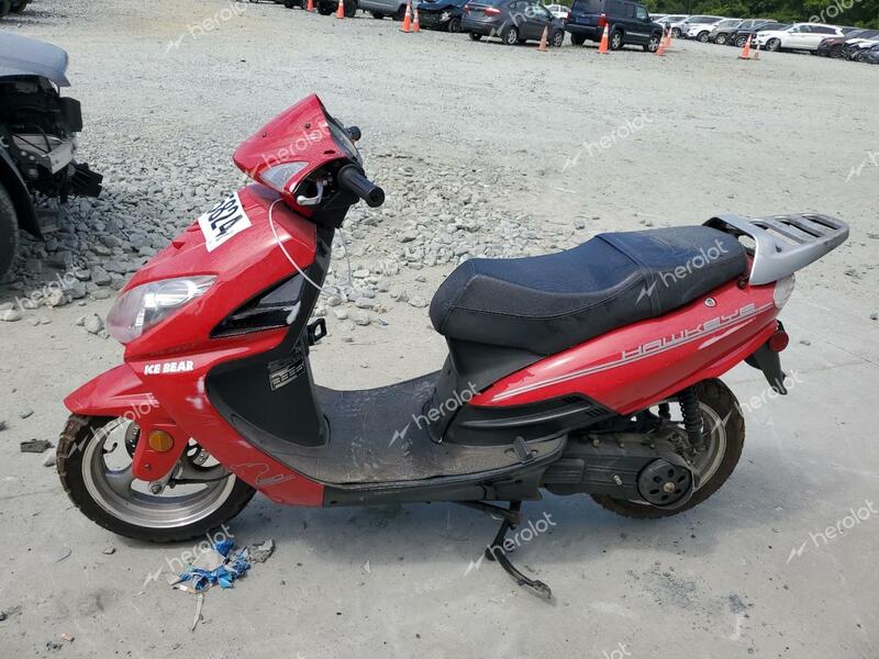 YIBEN SCOOTER 2021 red  gas LYDYFTKH4M1500039 photo #4