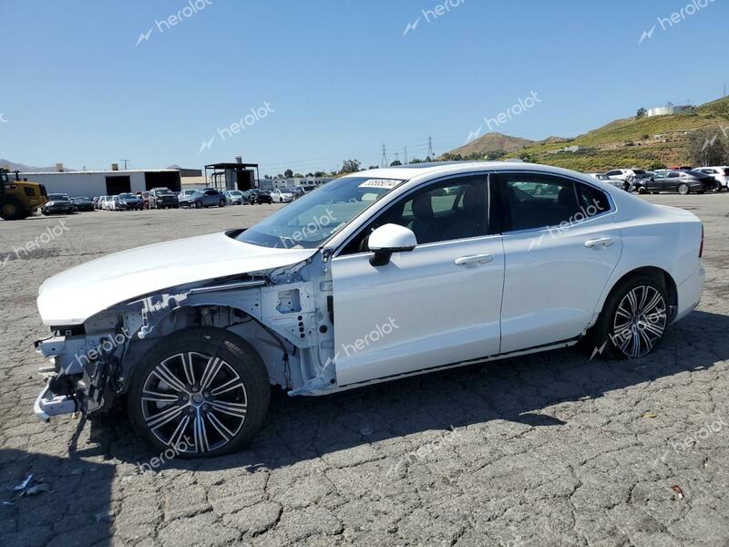 VOLVO S60 T8 REC 2022 white  hybrid engine 7JRBR0FL3NG179070 photo #1