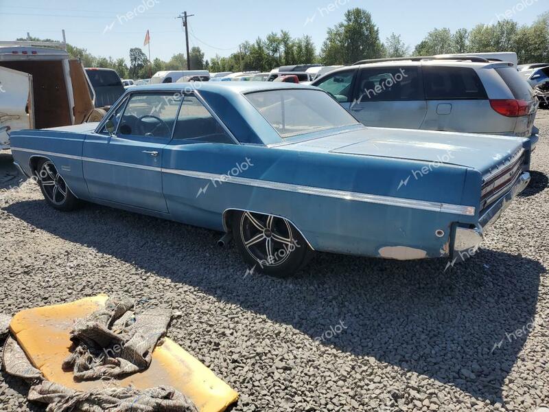 PLYMOUTH FURY III 1968 blue   PM23F8F290619 photo #3