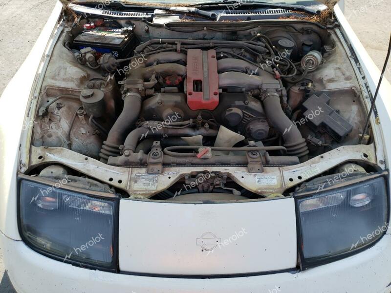 NISSAN 300ZX 1990 white hatchbac gas JN1RZ24AXLX012036 photo #4