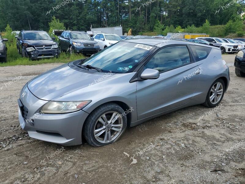 HONDA CR-Z 2012 silver  hybrid engine JHMZF1D62CS002236 photo #1