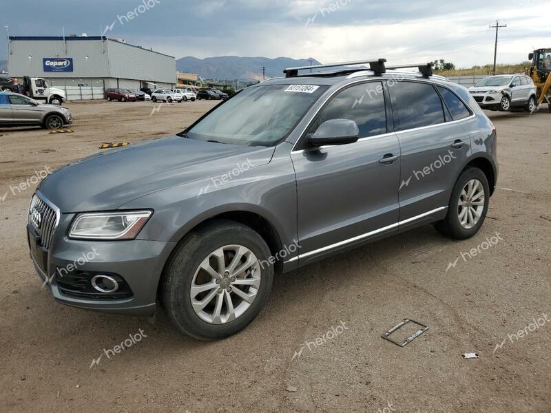 AUDI Q5 PREMIUM 2014 silver 4dr spor flexible fuel WA1LFAFP0EA010643 photo #1