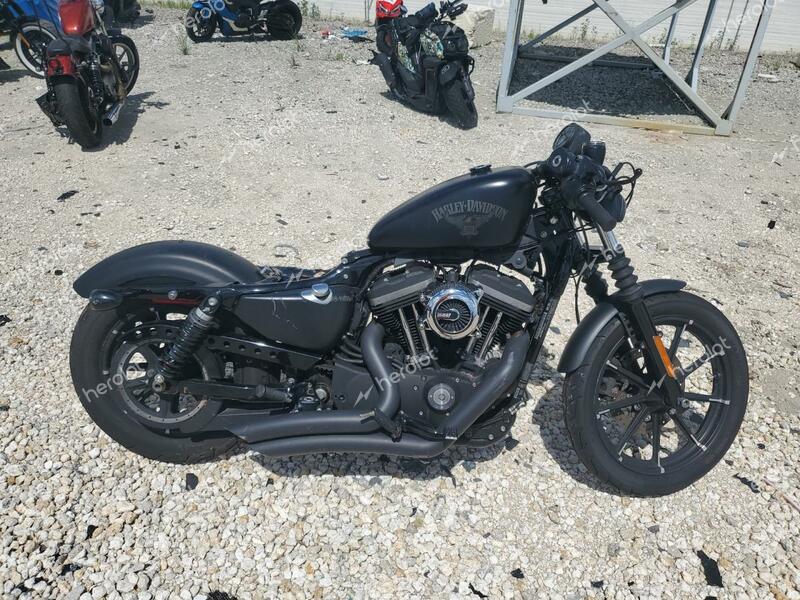 HARLEY-DAVIDSON XL883 IRON 2016 black  gas 1HD4LE214GC405006 photo #1