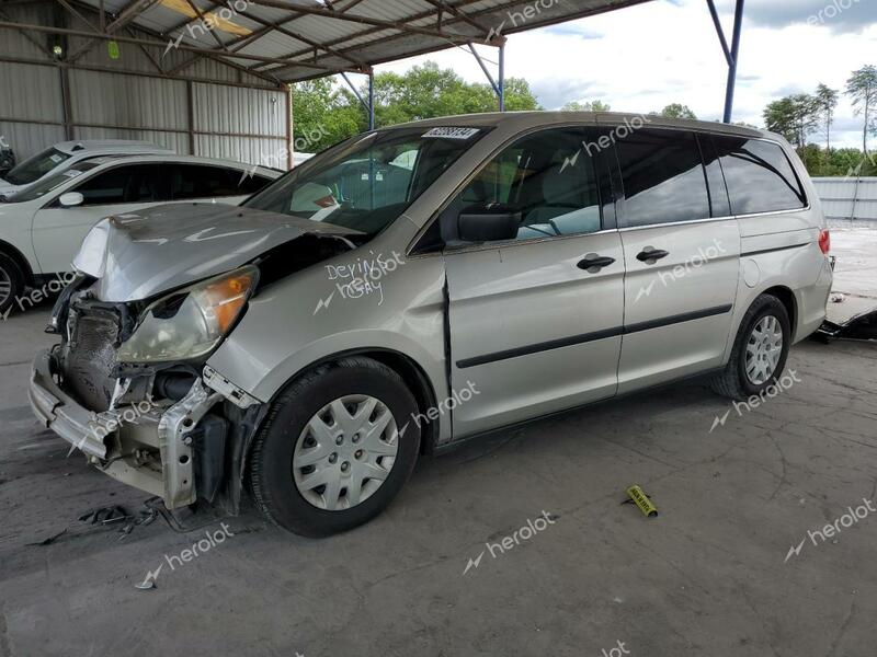 HONDA ODYSSEY LX 2008 silver  gas 5FNRL38278B081646 photo #1